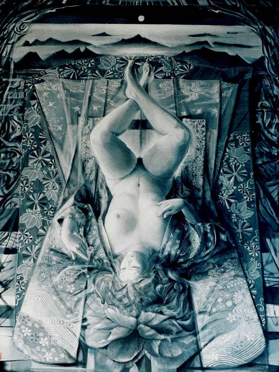 松本真 啓蟄 1994年 油彩